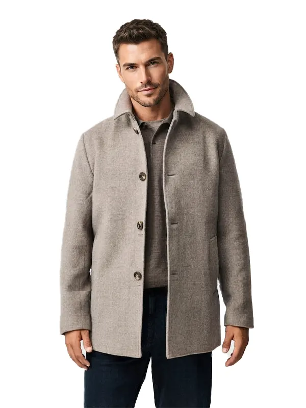 Mens Grey Coat