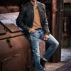 Mens Heirloom leather jacket