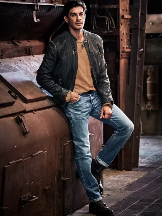 Mens Heirloom leather jacket