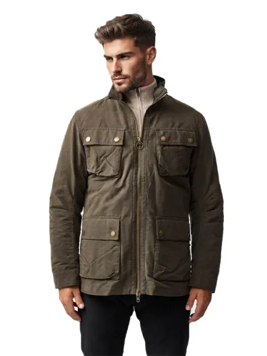 Mens Olive Green Jacket