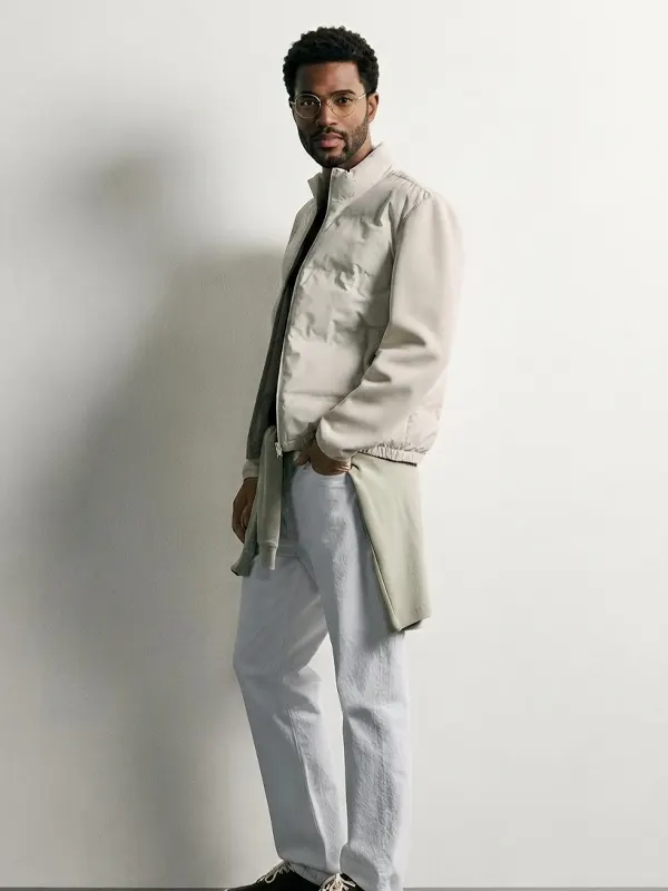 Mens Puffer White Jacket
