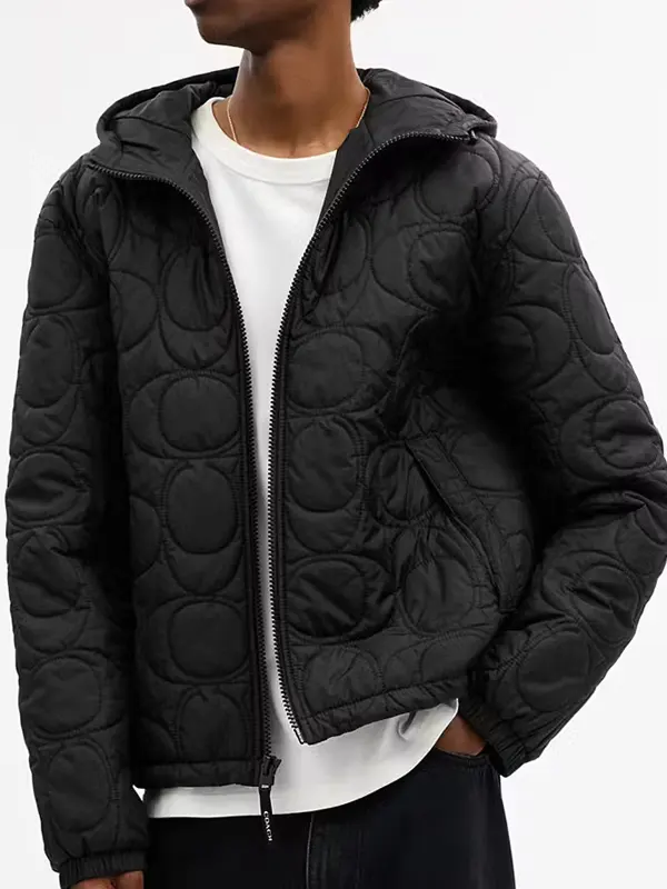 Mens Quilted Signature Puffer Jacket