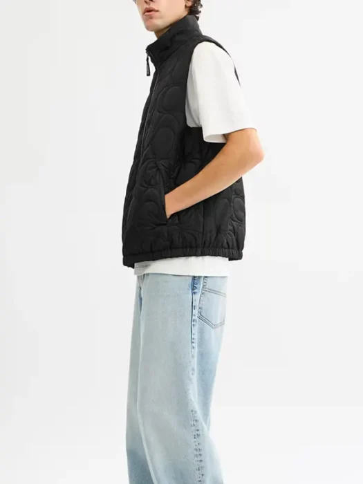 Mens Quilted Signature Puffer Vest