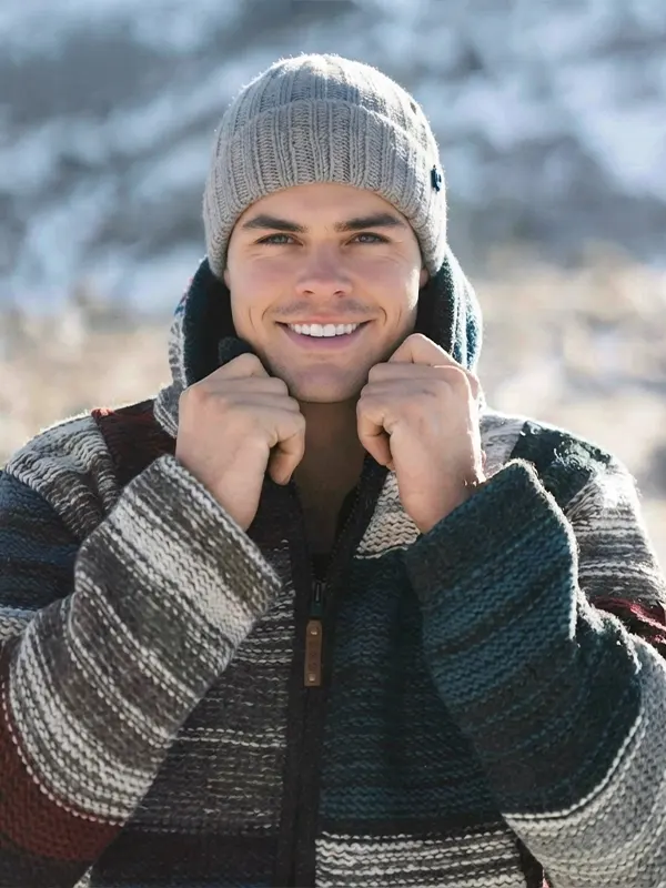 Mens Sherpa Wool Jacket