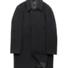 Mens Wool Black Coat