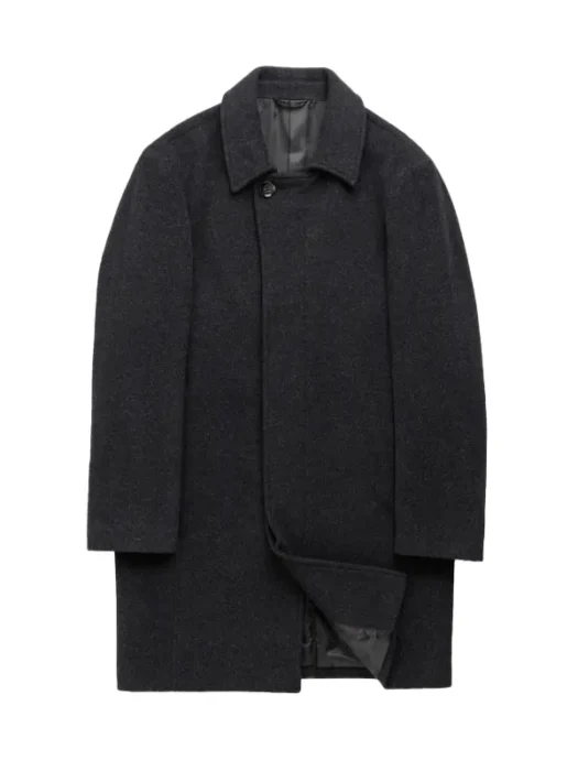 Mens Wool Black Coat