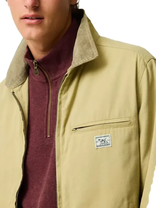 Mens khaki Cotton Jacket