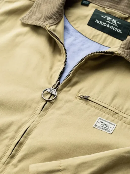 Mens khaki Cotton Jacket