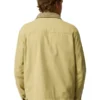 Mens khaki Cotton Jacket Back