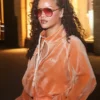 NYC Rihanna Velour Track Jacket