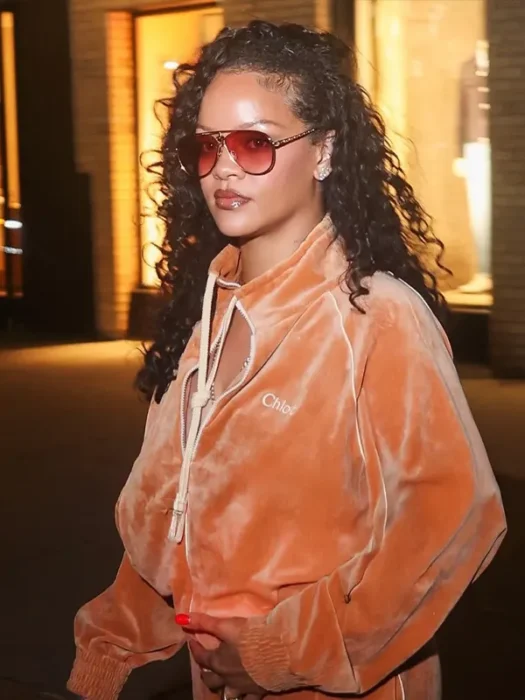 NYC Rihanna Velour Track Jacket