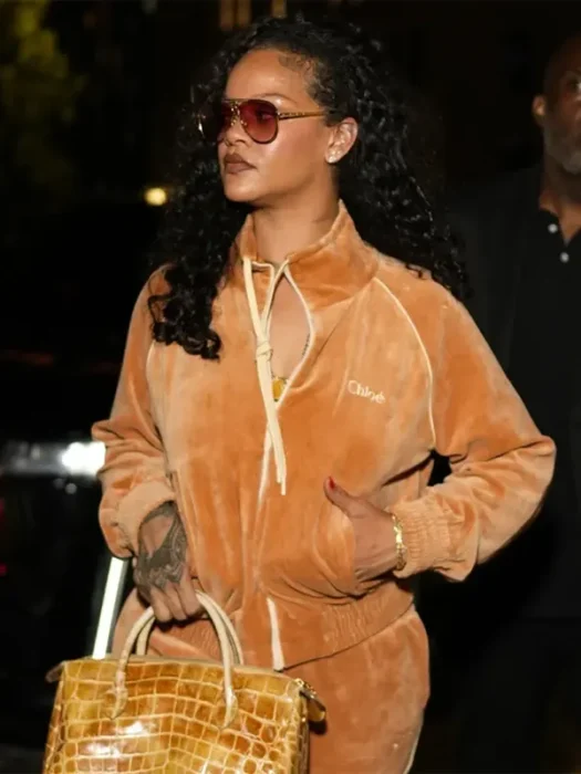 NYC Rihanna Velour Velvet Jacket