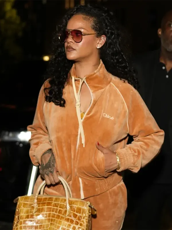 NYC Rihanna Velour Velvet Jacket