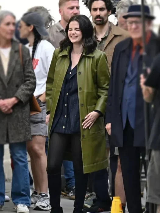 Only Murders in the Building S06 Selena Gomez Green Coat