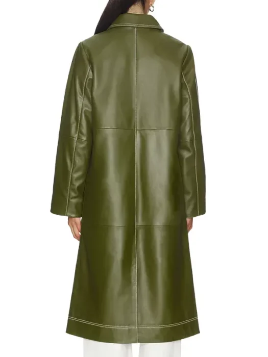 Only Murders in the Building S06 Selena Gomez Green Coat Back