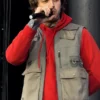 Outside Land Concert Joe Keery Black Vest