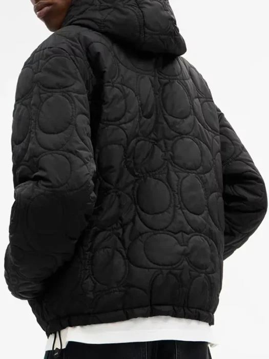 Quilted Signature Puffer Jacket Back