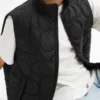 Quilted Signature Puffer Vest In Recycled Polyester