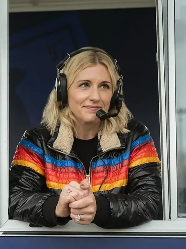 Rebecca Lowe Ted Lasso S04 Stripes Jacket