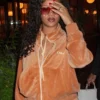 Rihanna Velour NYC Track Jacket