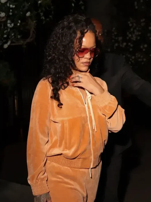 Rihanna Velour Track Jacket