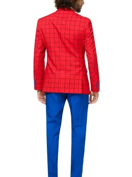 Spider Man Tuxedo Red Blazer Back