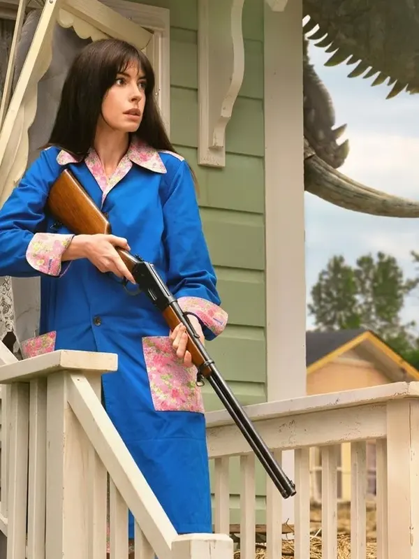 The End of Oak Street 2026 Anne Hathaway Blue Coat