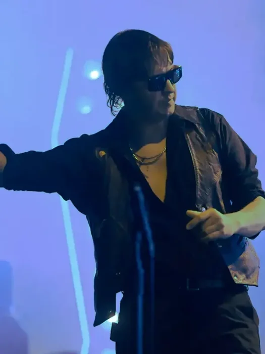 The Strokes Outside Lands Performance Black Vest
