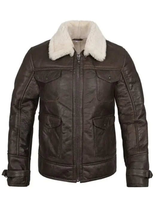 US Navy A4 Lambskin Bomber Jacket