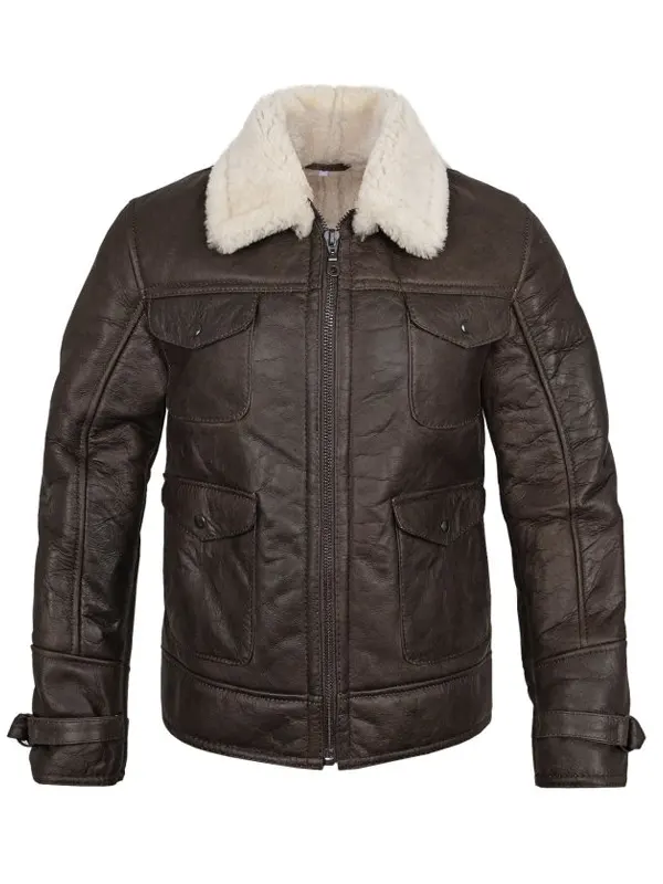US Navy A4 Lambskin Bomber Jacket