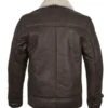 US Navy Bomber Jacket A4 Lambskin Back