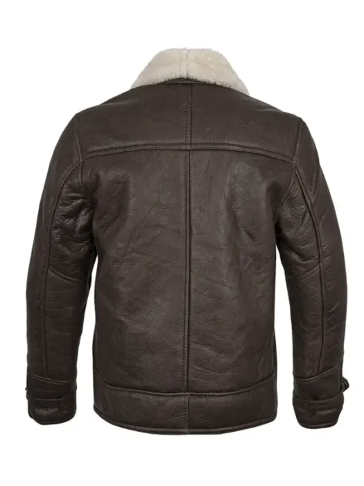 US Navy Bomber Jacket A4 Lambskin Back