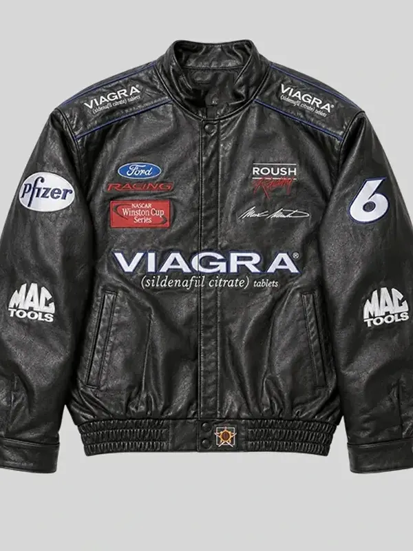 Viagra Racing Drake Leather Jacket