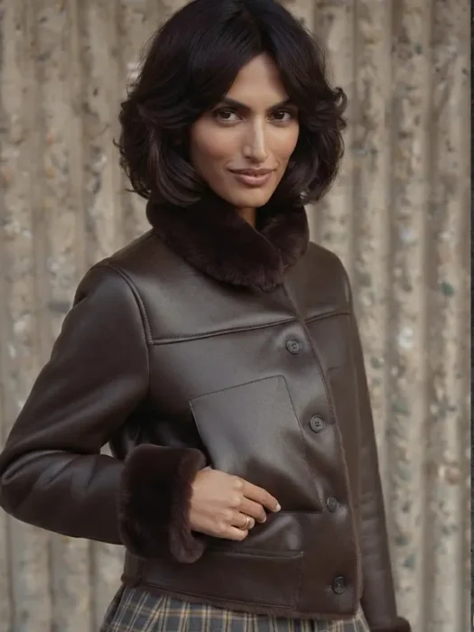 WOMEN FAUX FUR JACKET
