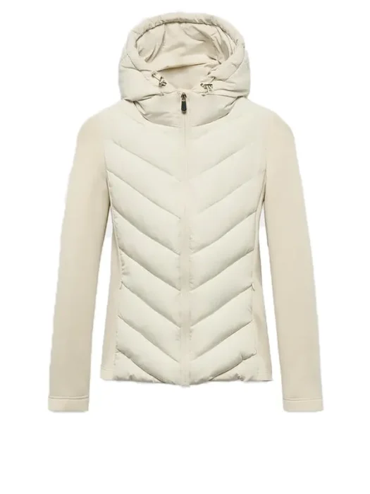 WOMEN WHITE PUFFER JACKET