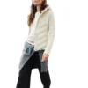 WOMENS PUFFER WHITE JACKET