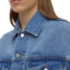 Women Cropped Denim Jacket