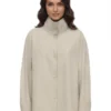 Womens Cotton Cream Jacket