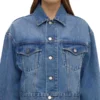 Womens Cropped Denim Jacket
