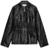 Womens Faux Leather Black Jacket