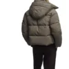Womens Puffer Jacket Back