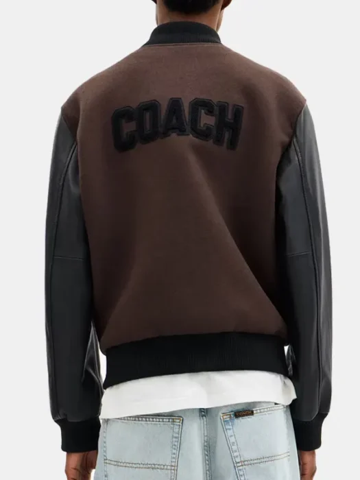 Wool Varsity Jacket Back