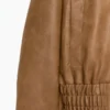 ZW COLLECTION FAUX LEATHER BOMBER JACKET