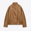 ZW COLLECTION FAUX LEATHER JACKET
