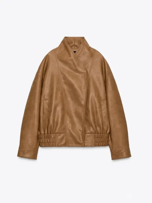 ZW COLLECTION FAUX LEATHER JACKET