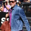 74th Film Festival 2026 Brad Pitt Suede Leather Jacket