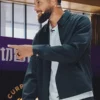 Beijing China Tour Stephen Curry Navy Blue Jacket