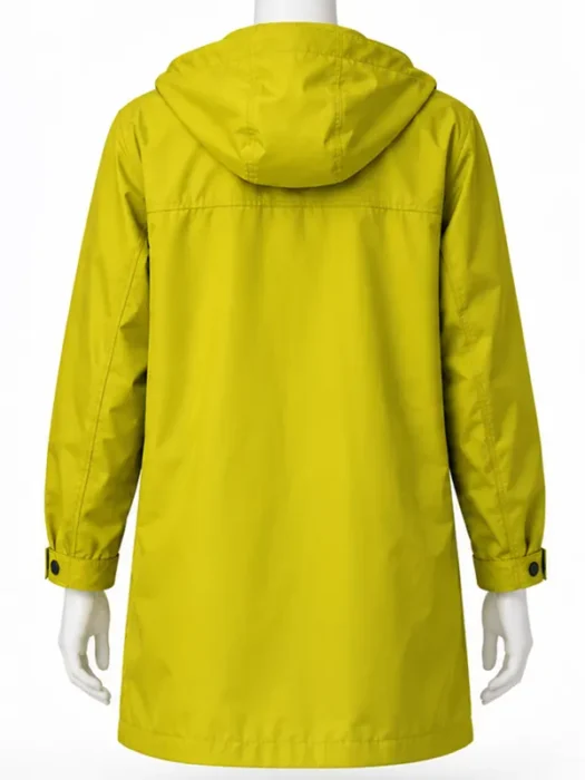 Below 2026 Mackenzie Davis Coat Back