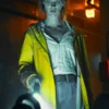 Below 2026 Mackenzie Davis Yellow Coat