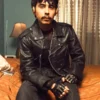 Boots Campaign Ivan Cornejo Black Leather Jacket